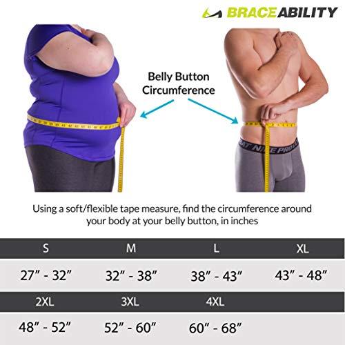 BraceAbility BraceAbility LSO Back Brace for Herniated, Degenerative & Bulging Disc Pain Relief, Sciatica, Spine Stenosis | Medical Lumbar Support Device for Post Surgery & Fractures with Hot/Cold Therapy (L)