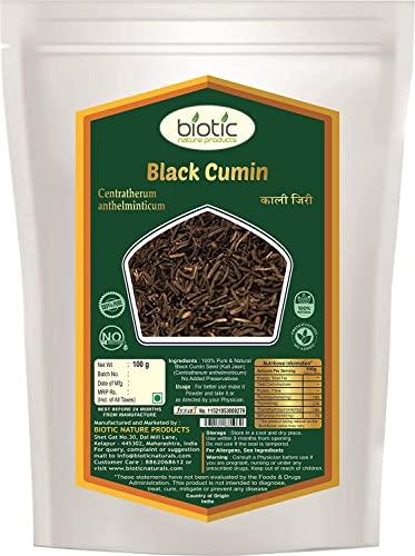 Veena Veena Biotic Natural Kala Jeera - Kaali Jeeri - Kali Jeeri - Black Jeera - Black Cumin Seeds - Kali Jiri - 100gm