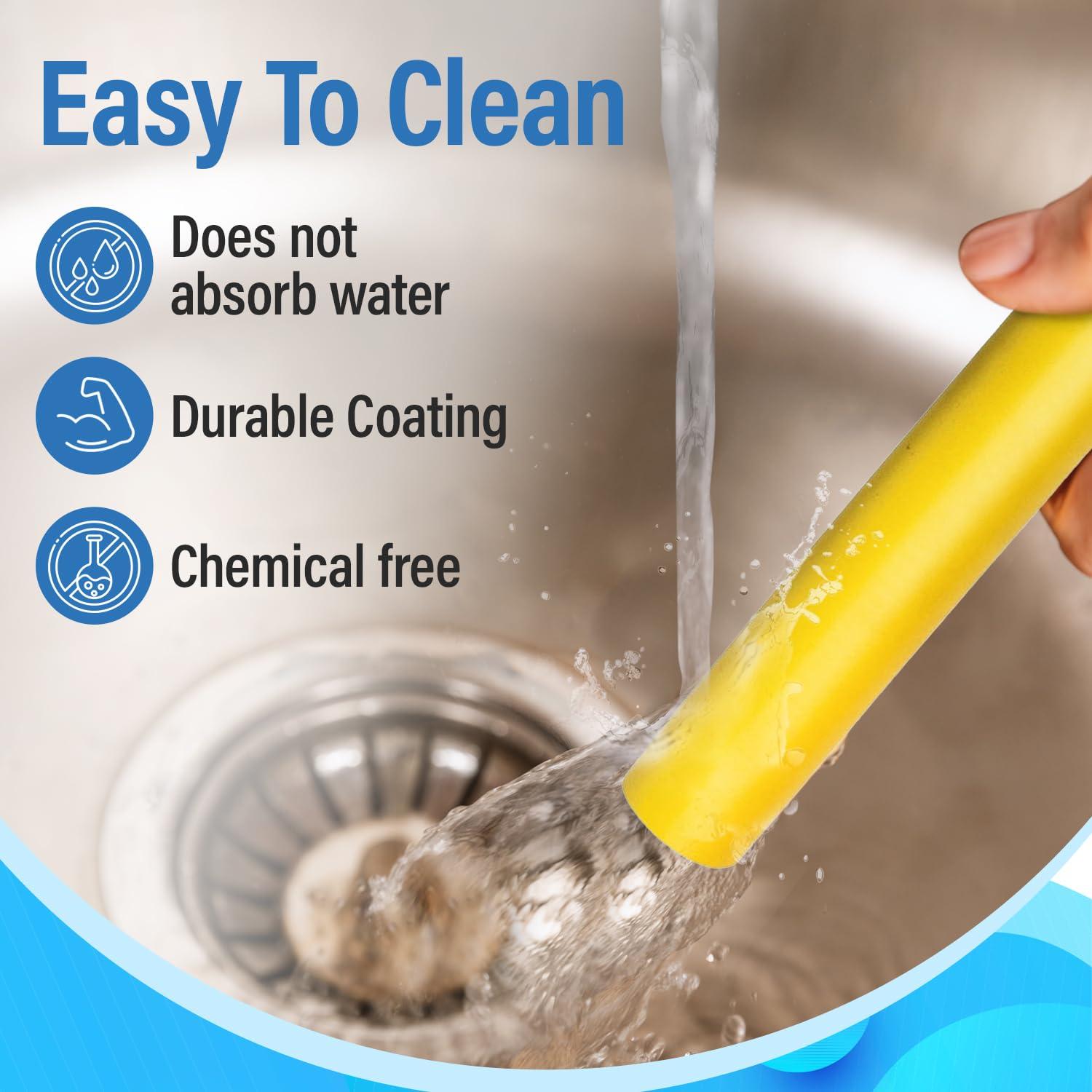 IMPRESA IMPRESA [6 Pack] Foam Grip Tubing/Foam Tubing - 3 Sizes - Ideal Grip Aid for Utensils, Tools and More - No BPA/Phthalate/Latex