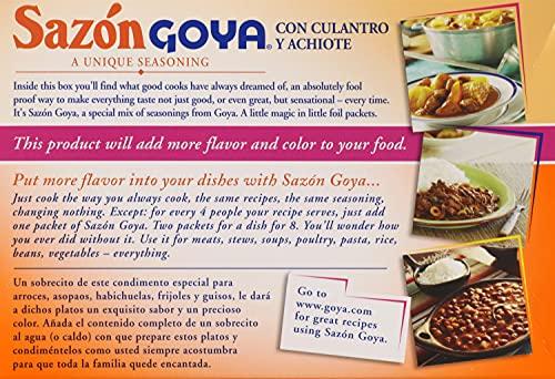 Goya Goya Foods Sazón Seasoning with Coriander & Annatto, 3.52 Ounce (Pack of 18)