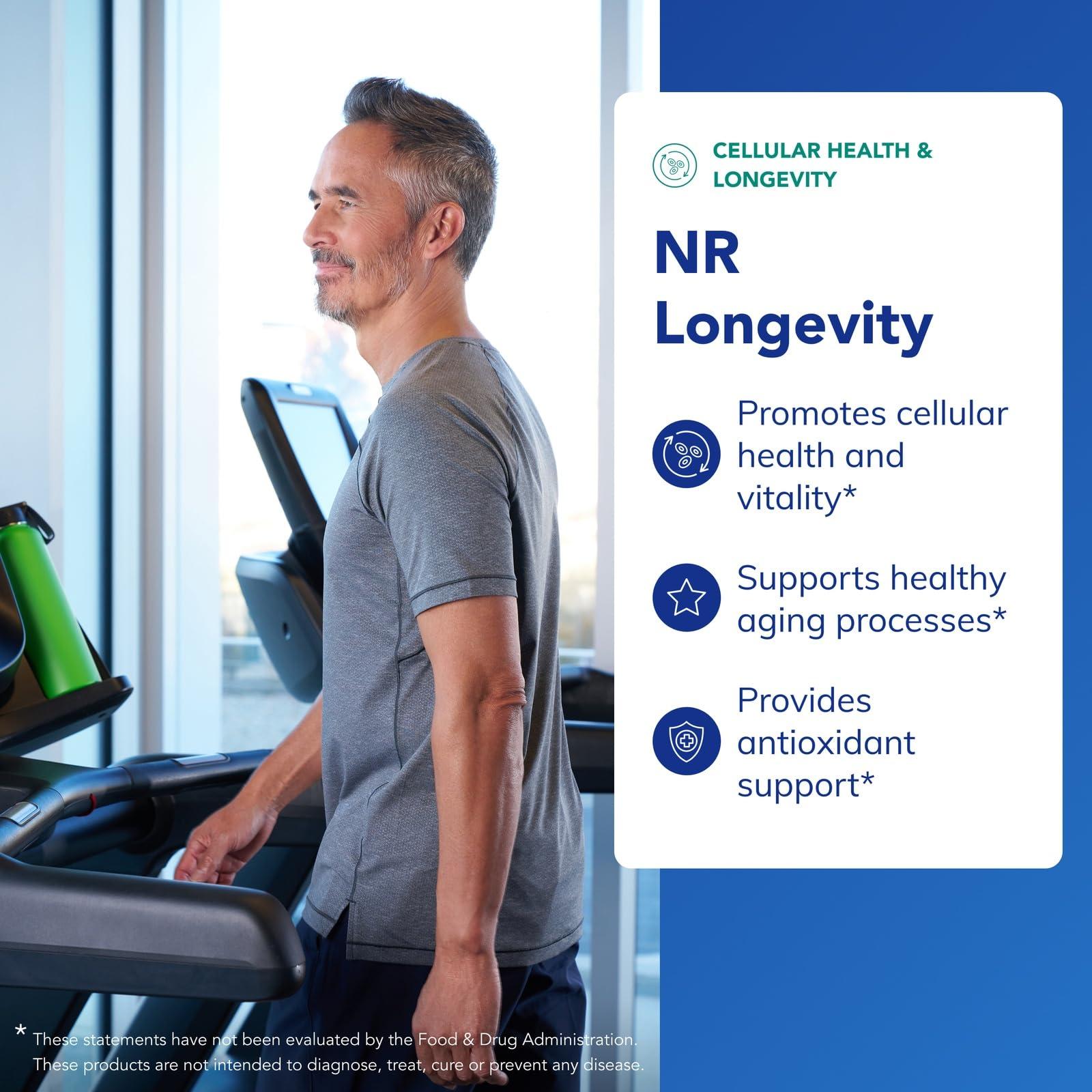 Pure Encapsulations Pure Encapsulations NR Longevity - Supports Healthy Aging. Replenishment of NAD+ & Mitochondrial Function* - with NIAGEN - Gluten Free, Non-GMO, Hypoallergenic - 60 Capsules