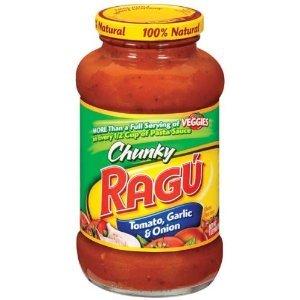 Ragu Ragu Chunky Tomato, Garlic & Onion Pasta Sauce 24 oz (Pack of 12)