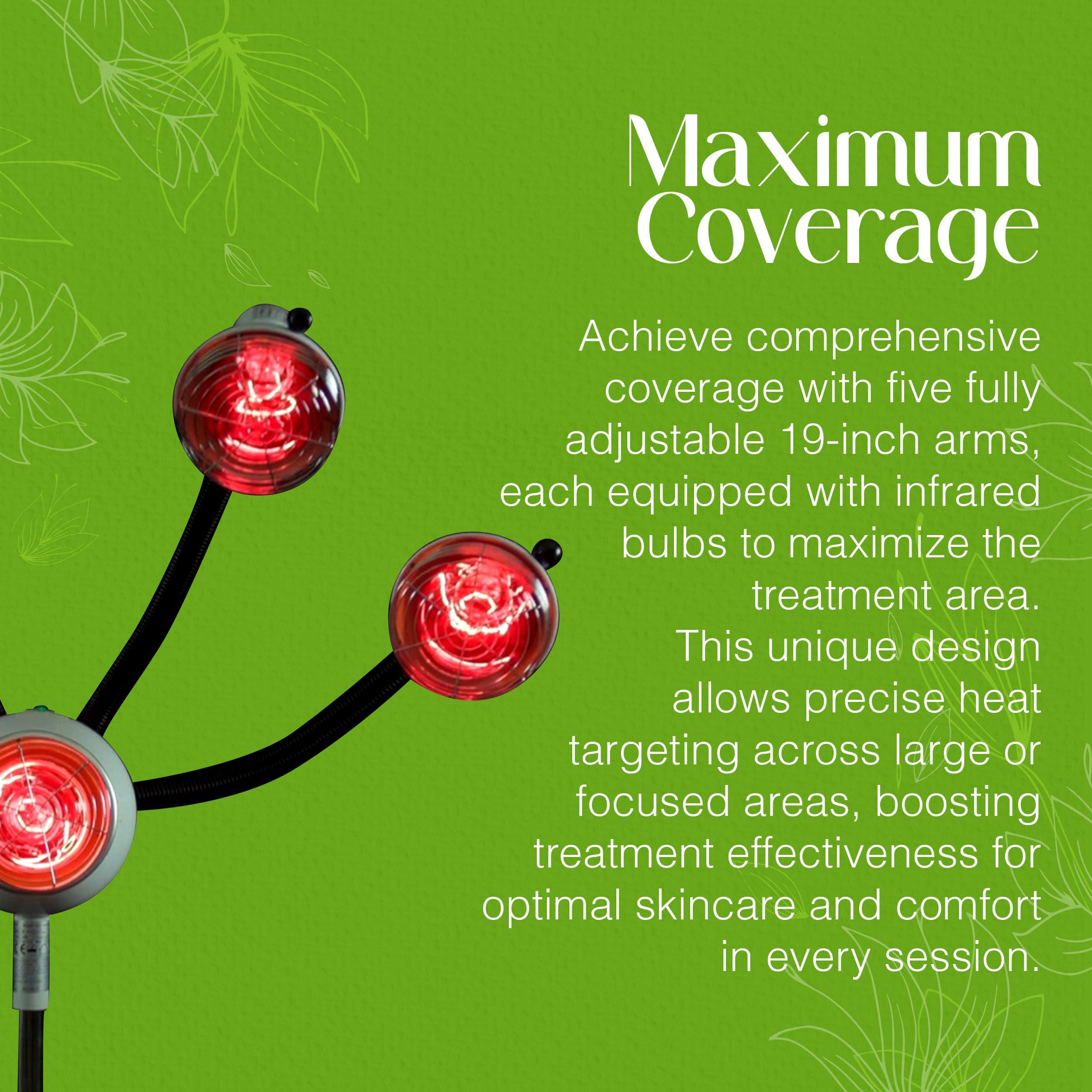 Discount Spa Equipment 5 Head Infra Red Lamp