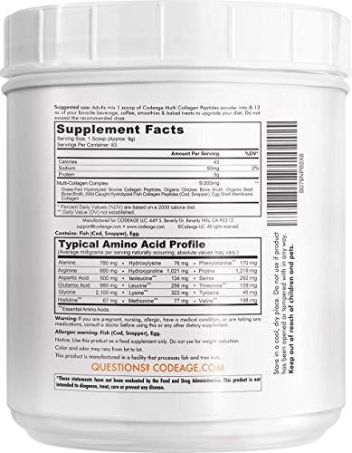 Codeage Codeage - Multi Collagen Protein + SBO Probiotics 50 Billion CFU Bundle