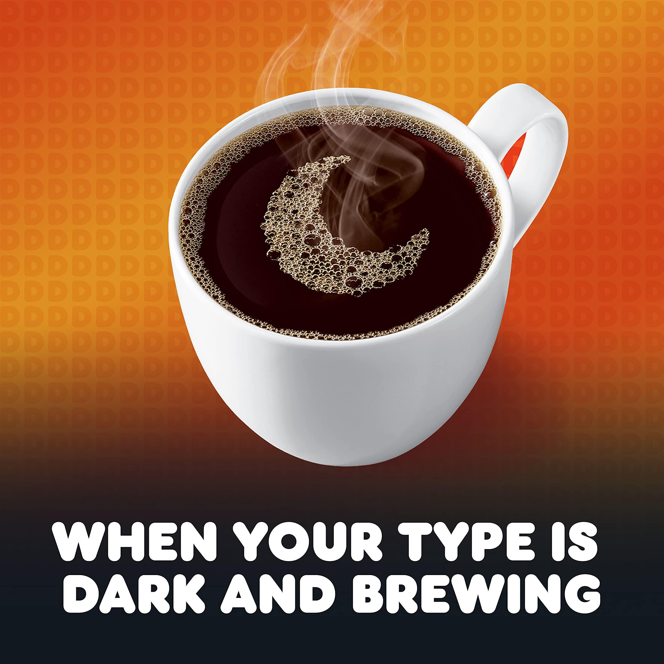 Dunkin\' Dunkin Midnight Dark Roast Ground Coffee, 16.5 Ounce
