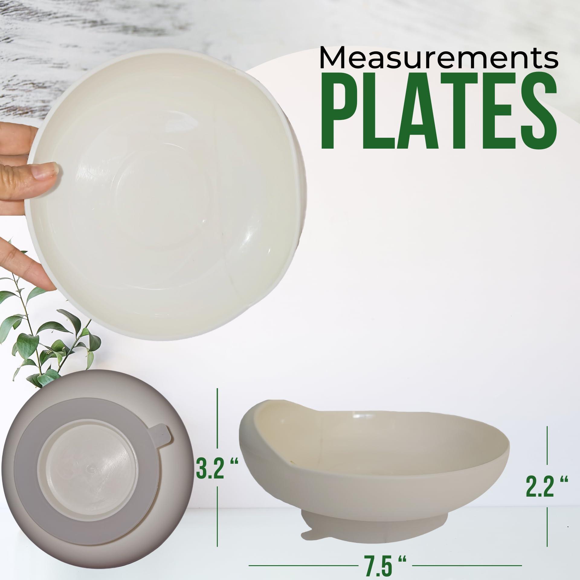 ADAPTIVE UTENSILS Special Needs Gifts for Adults |Scoop Plates for Disabled Adults |Daily Living Eating & Drinking aids |Eating Utensils for Disabled People|adaptive utensils |Scoop Plates for Adults