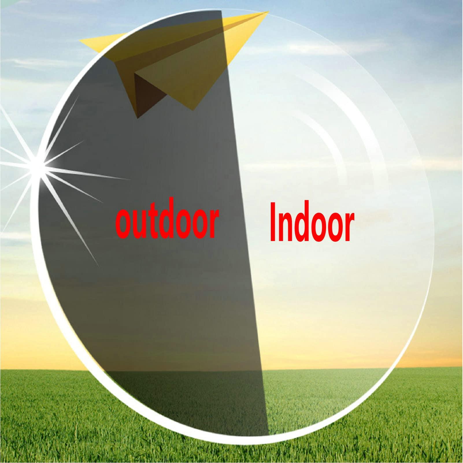 willochra Wrap Around Photochromic full lens Reading Glasses for Mens and Womens 2pcs Square Sports Transition Readers Sunglasses (2pcs-black&blue, 1.5, multiplier_x)