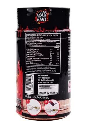 Bon Cabe Kobe Bon Cabe Sambal Tabur- Chilli Sprinkles Max End Level-50, 30 Gram (Pack of 3)