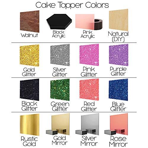 Just Customized Personalized Birthday Cake Topper With Customized Name and Age