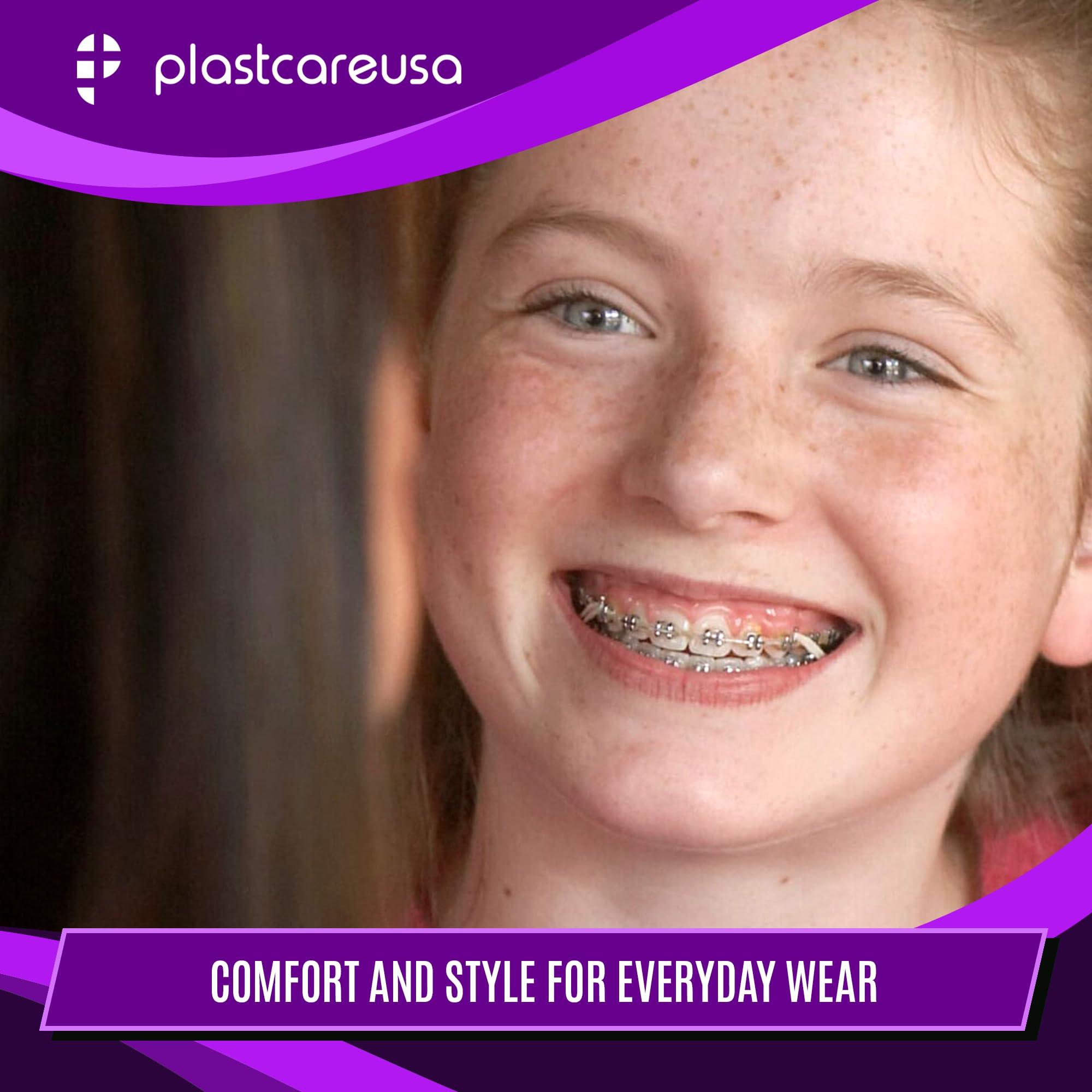 PlastCare USA 1000 Assorted Colors (Light 3.5 Oz, 5/16\" Penguin) Orthodontic Elastic Bands for Braces, Multi-Sized & Multi-Tension Dental Bands for Teeth Alignment, Gap Closure, Latex (10 Bags of 100)