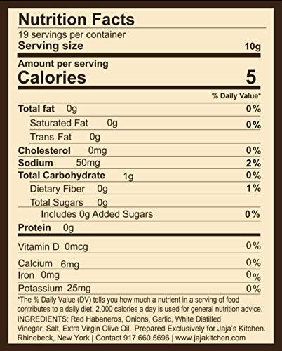 JaJa's Kitchen, Inc. Generic JaJa's Pepper Sauce, 6 ounces - Vegan, Gluten Free - Born in Trinidad, Spiced in New York