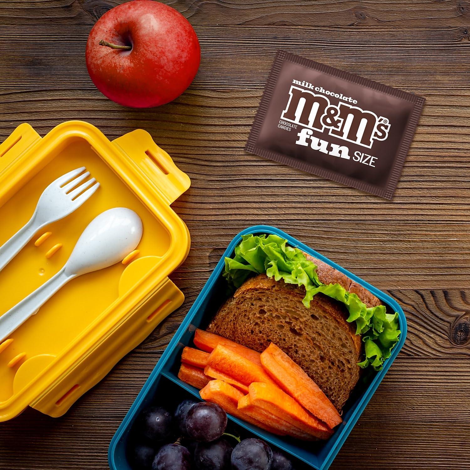 Mars M&M'S Fun-Size Milk Chocolate Candy Pack, 19.41 oz., 35 Pieces (460668)