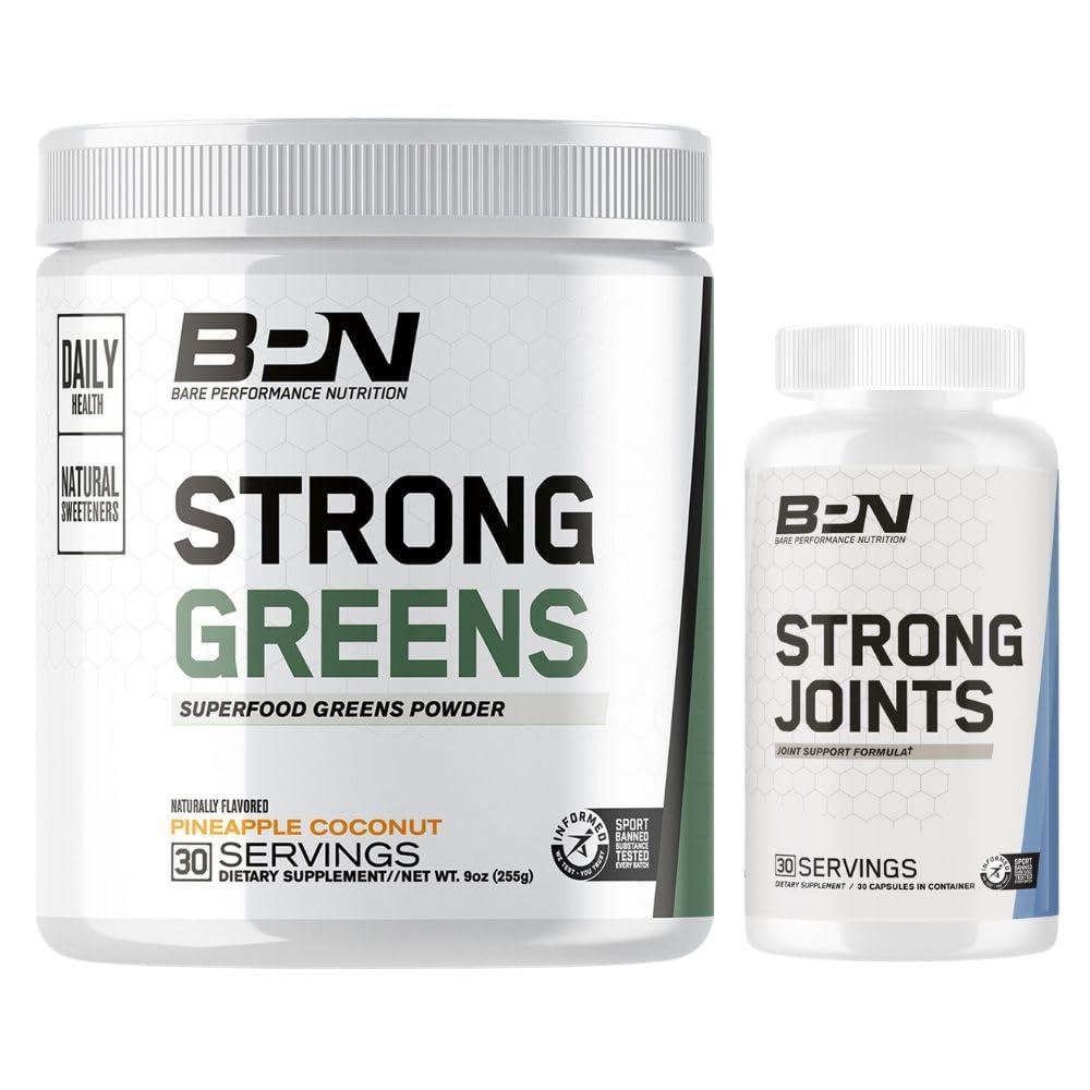 BARE PERFORMANCE NUTRITION BARE PERFORMANCE NUTRITION BPN Strong Greens & Strong Joints Bundle