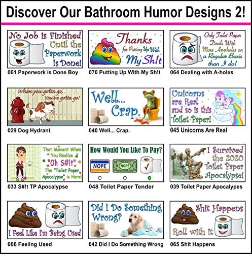 Gotta Tinkle! Premium Quality Mini Toilet Paper Rolls | Travel-Size | Convenient Plastic Dispenser | Lightweight & Compact | Travel & Vacation Designs (3-Pack) (121 Aloha)