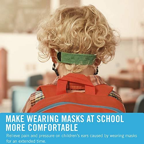 VELCRO Brand VELCRO Brand Face Mask Extender includes 4 Black Straps, 12” x 1” Comfortable and Adjustable Ear Savers, VEL-30084-USA