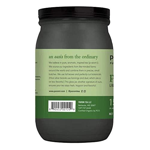 Paromi Paromi Palace Organic Green Tea, Signature Jar, 15 Count