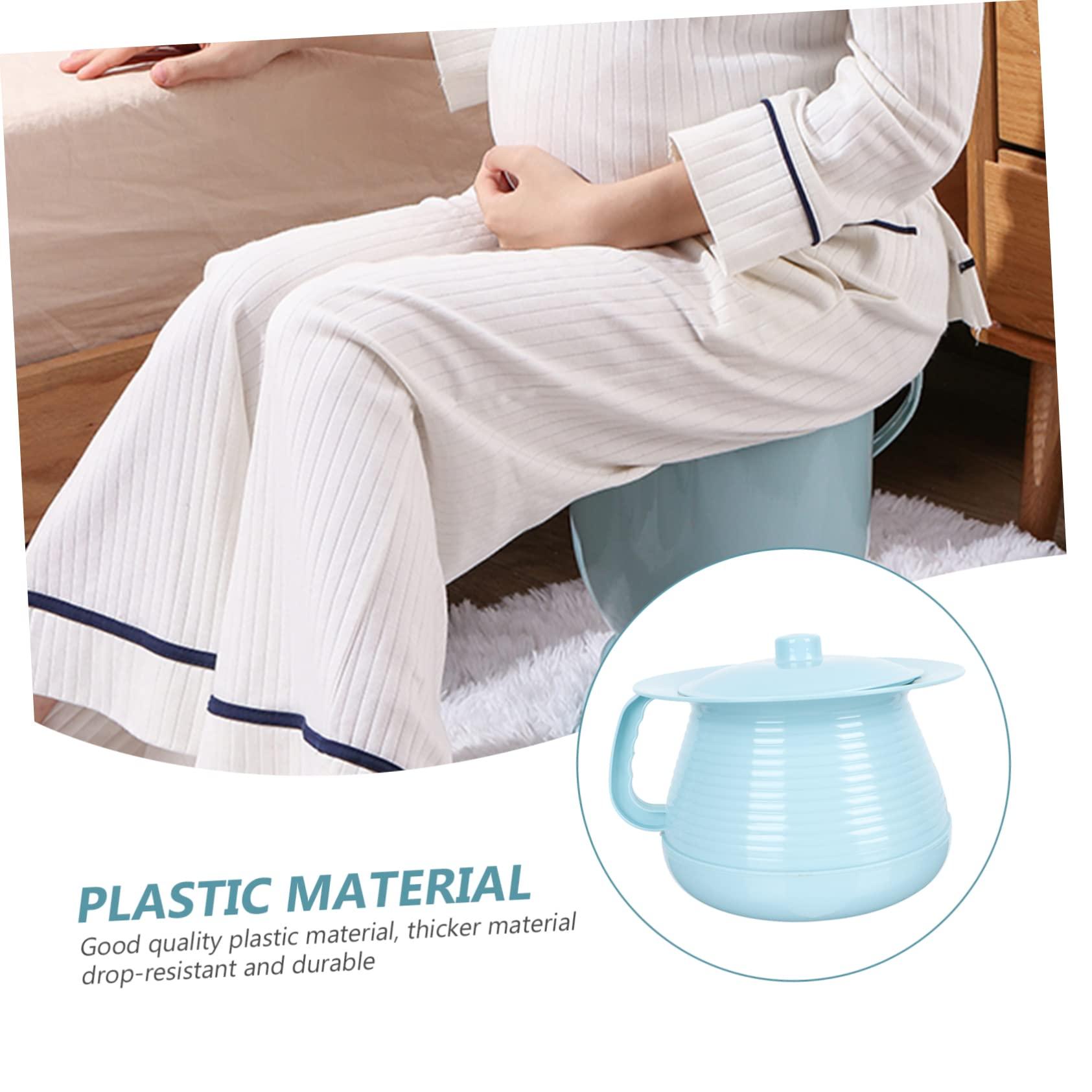 Healeved 1pc Children\'s Potty Urinal Adult Decorative Spittoon Children\'s Domestic Urine Storage Pot Portable Adult Urinal Bottle Night Urine Pot Spittoon with Lid Dustproof Spittoon