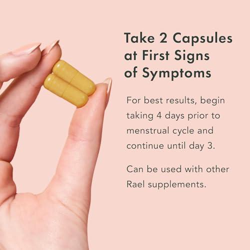 Rael Rael Bundle - Disposable Underwear (Size S-M, 10 Count) & PMS Supplement for Women (28 Capsules)