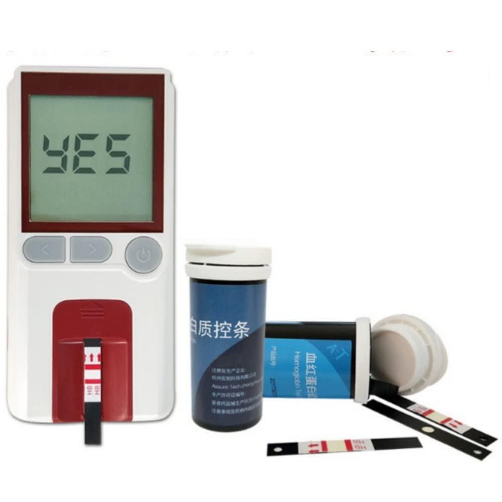 Healthcaretuye Hemoglobin Meter Hemoglobin Test Meter Hemoglobin Analyzer Test Kit + 25 Strips +25Lancets