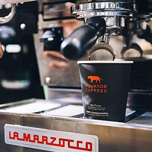 Equator Coffees & Teas Equator Coffees, Equator Blend Whole Bean Coffee, Medium Dark Roast, Fresh Roasted, Smooth Chocolate & Nutmeg Flavor Notes, Sustainable, 10.5 oz Bag