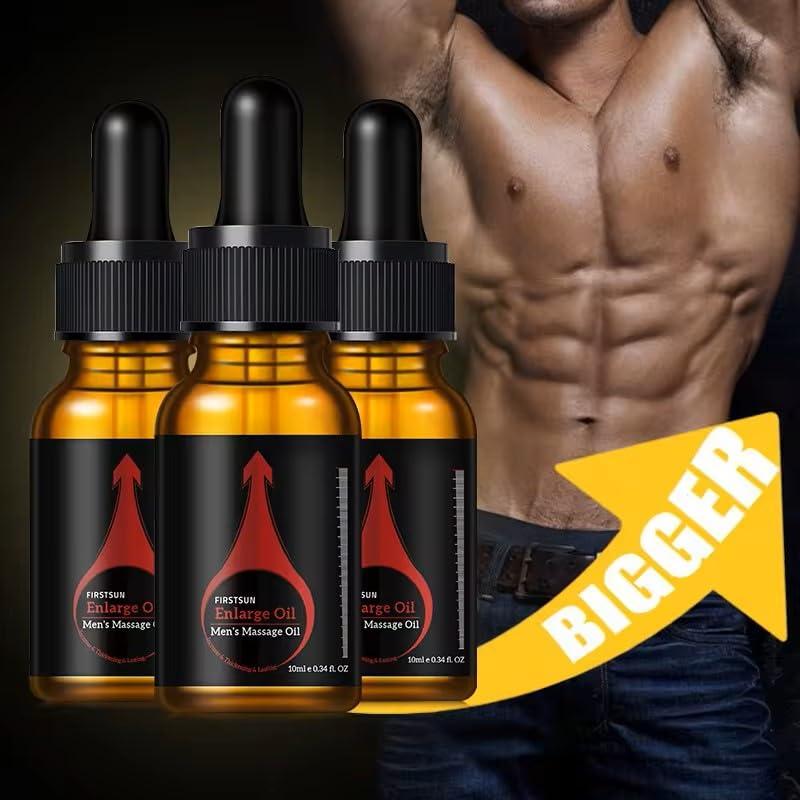 FIRSTSUN FirstSun Enlarge and Permanent Thickening Growth Men Energy Massage Essential Oil for Sex, Increase Dick Liquid for Health Care, Lateness Performance,Strength,Thicker (2 Packs)