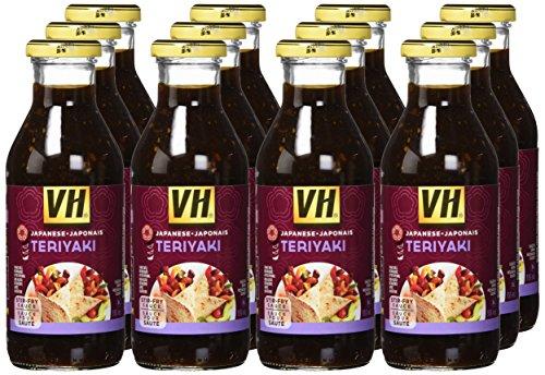 VH VH Teriyaki Stir-Fry Sauce, 355ml/12oz, 12 Count, {Imported from Canada}