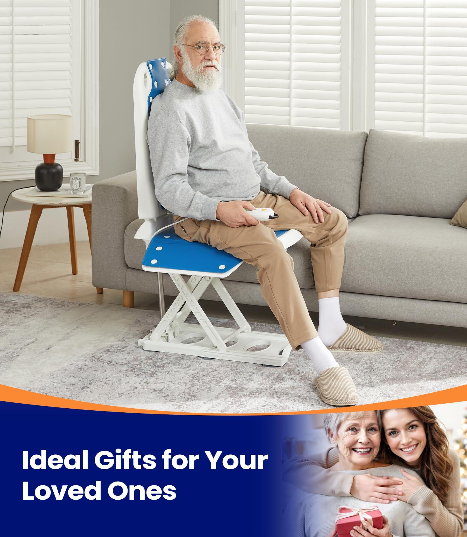 MAIDeSITe MAIDeSITe Electric Chair Lift, Get Up from Floor, Floor Lift for Elderly, Can be Raised to 20, Help You Stand Up Again, Support Up to 300 LBS, Item Weight 30 LBS, FSA HSA Eligible, JC35M3