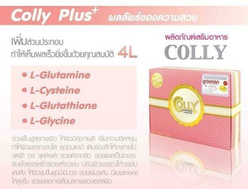 GSG 3xColly Pink Plus Collagen 10,000 mg Dietary Strawberry L-Glutamine, L-Cysteine