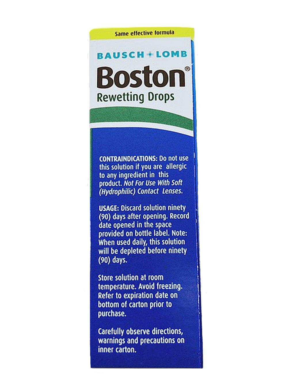Bausch & Lomb Bausch & Lomb Boston Rewetting Drops 10 mL (Pack of 5)