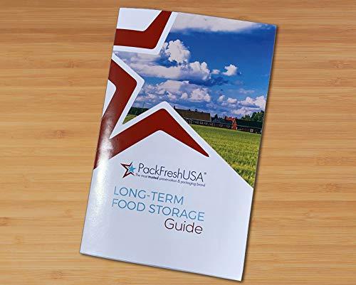 PackFreshUSA PackFreshUSA: 7 Mil - Quart Premium Century Seal-Top Mylar Bags (8\" x 12) - Resealable - Rounded Corners -300cc Oxygen Absorbers- Heat Sealable - Long-Term Food Storage (50)