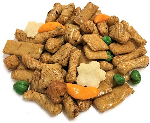 It's Delish Party Rice Crackers Mix Bulk by Its Delish, 3 lbs Bulk | Oriental Party Mix Crunchy Savory Snack