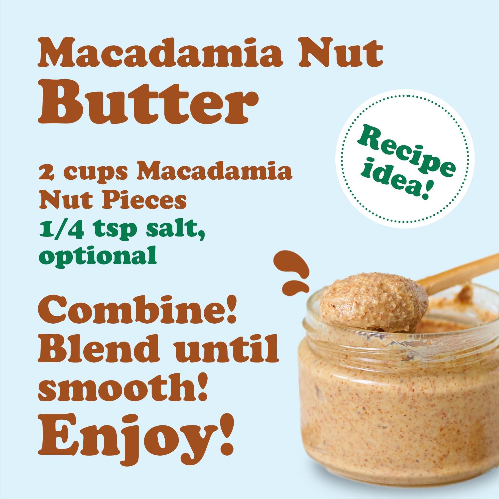 Food to Live Food to Live Macadamia Nut Halves & Pieces, 3 Pounds Raw, Shelled, Unsalted, Kosher, Vegan, Bulk. Keto Snack. Good Source of Healthy Fats. Great for Baking, and as Topping for Salads, Yogurt.