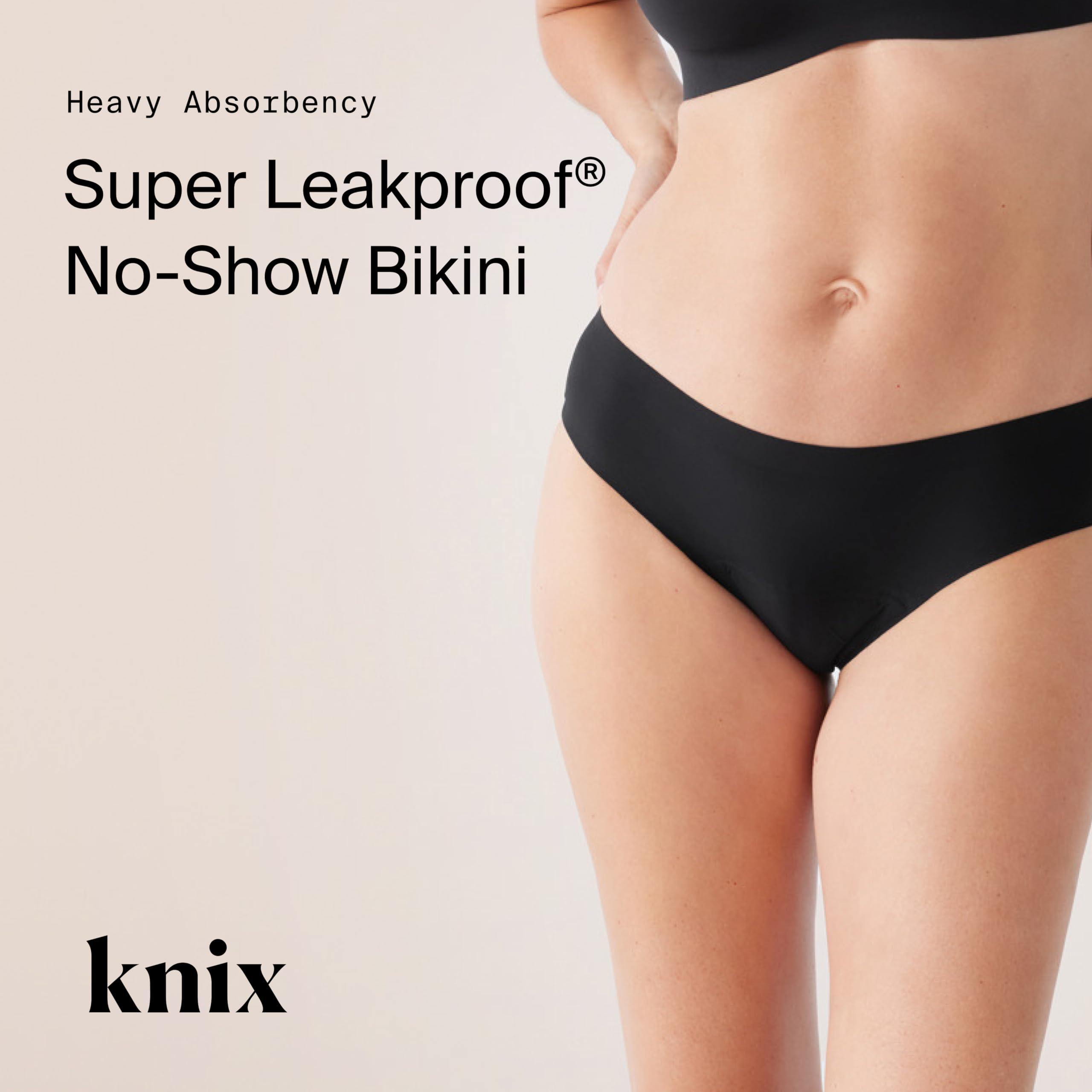 KNIX KNIX Super Leakproof Bikini - Period Underwear for Women - Black, X-Small (1 Pack)