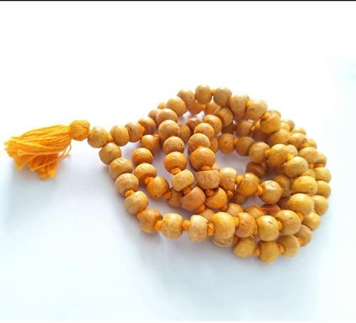 ISKCON Jagannath ISKCON Jagannath 108+1 Beads Polished Neem Japa Mala (Medium, Multicolour)