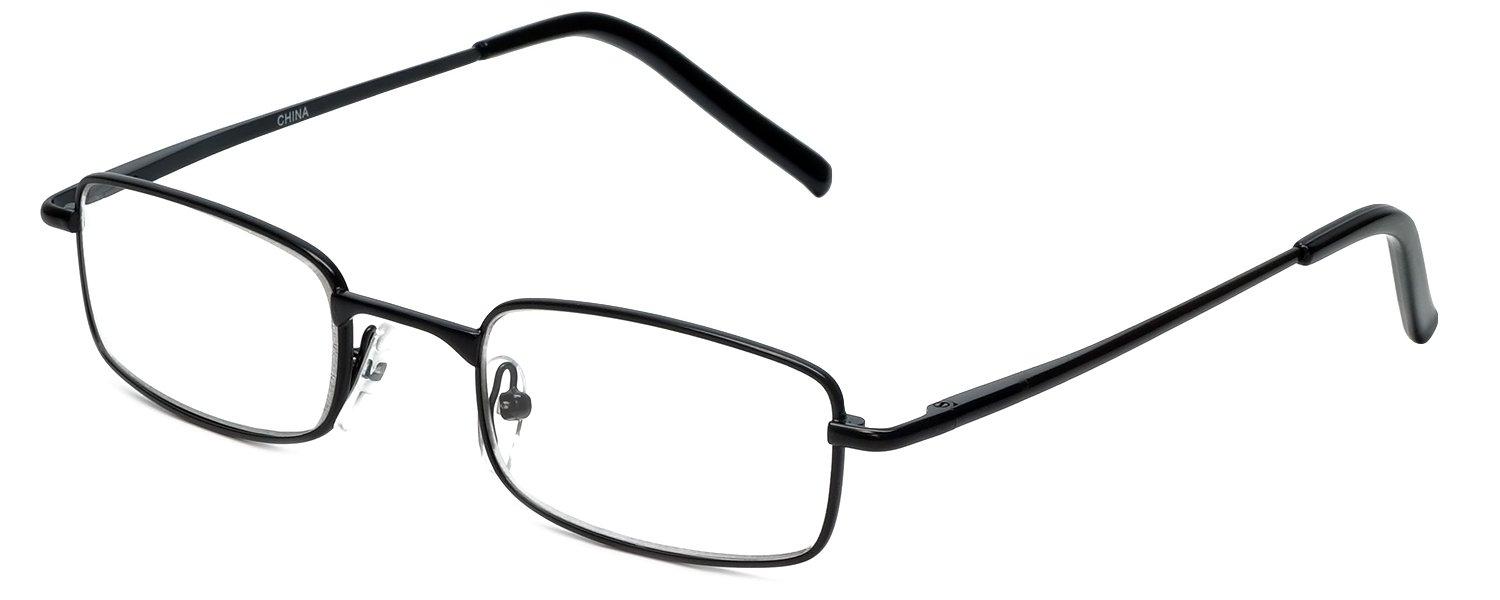 Calabria Calabria 753XL Extra Wide&Large Metal Spring Hinge Reading Glasses in Black+2.75