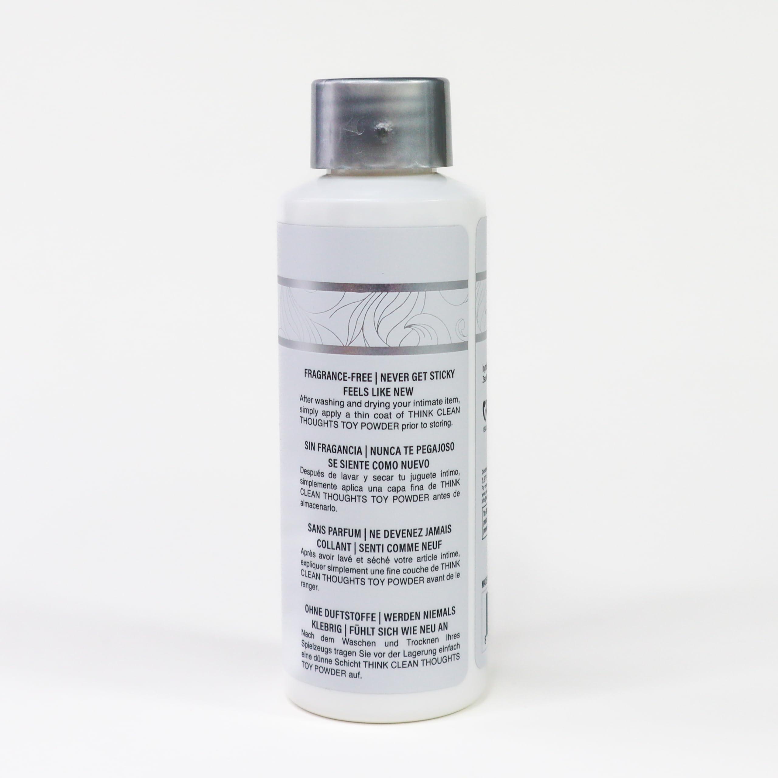 sensuva Sensuva Think Clean Thoughts Toy Powder Storage | 2 fl.oz. Keeps Toys Clean During Storage