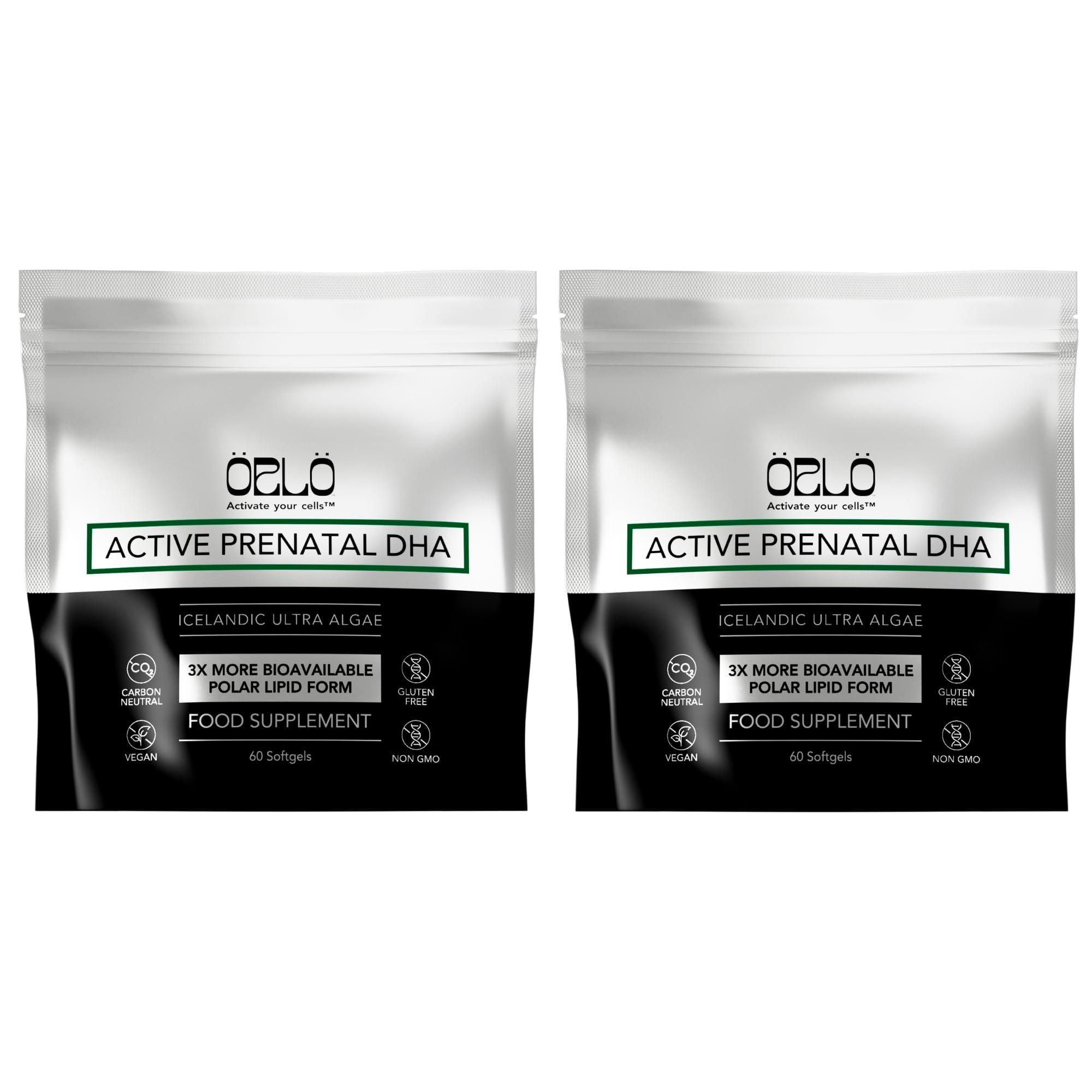 Orlo Orlo PRENATAL DHA - Prenatal DHA Omega 3 Supplement - Triple Strength Omega3s - Vegan DHA & EPA Algae Omega-3 Oil - Supports Brain Development During Pregnancy & Lactation (120 Mini Softgels)