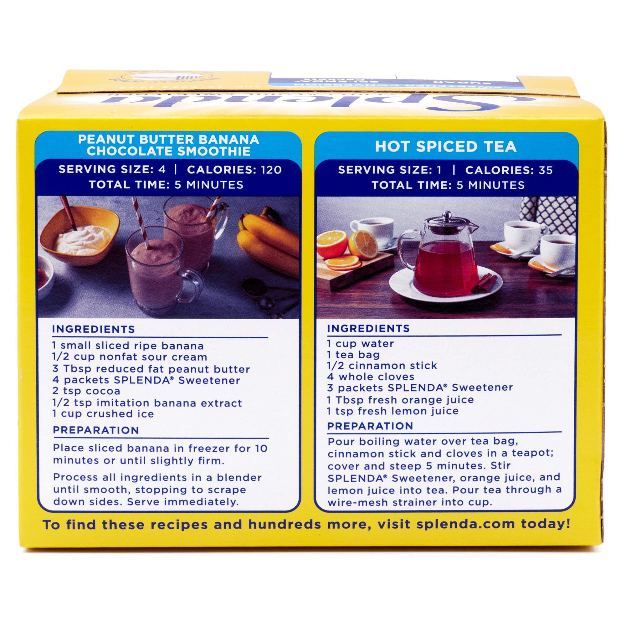 SPLENDA SPLENDA Zero Calorie Sweetener Packets Great For Sweetening Coffee, Tea, Fruit, and More (400 Individual Packets)