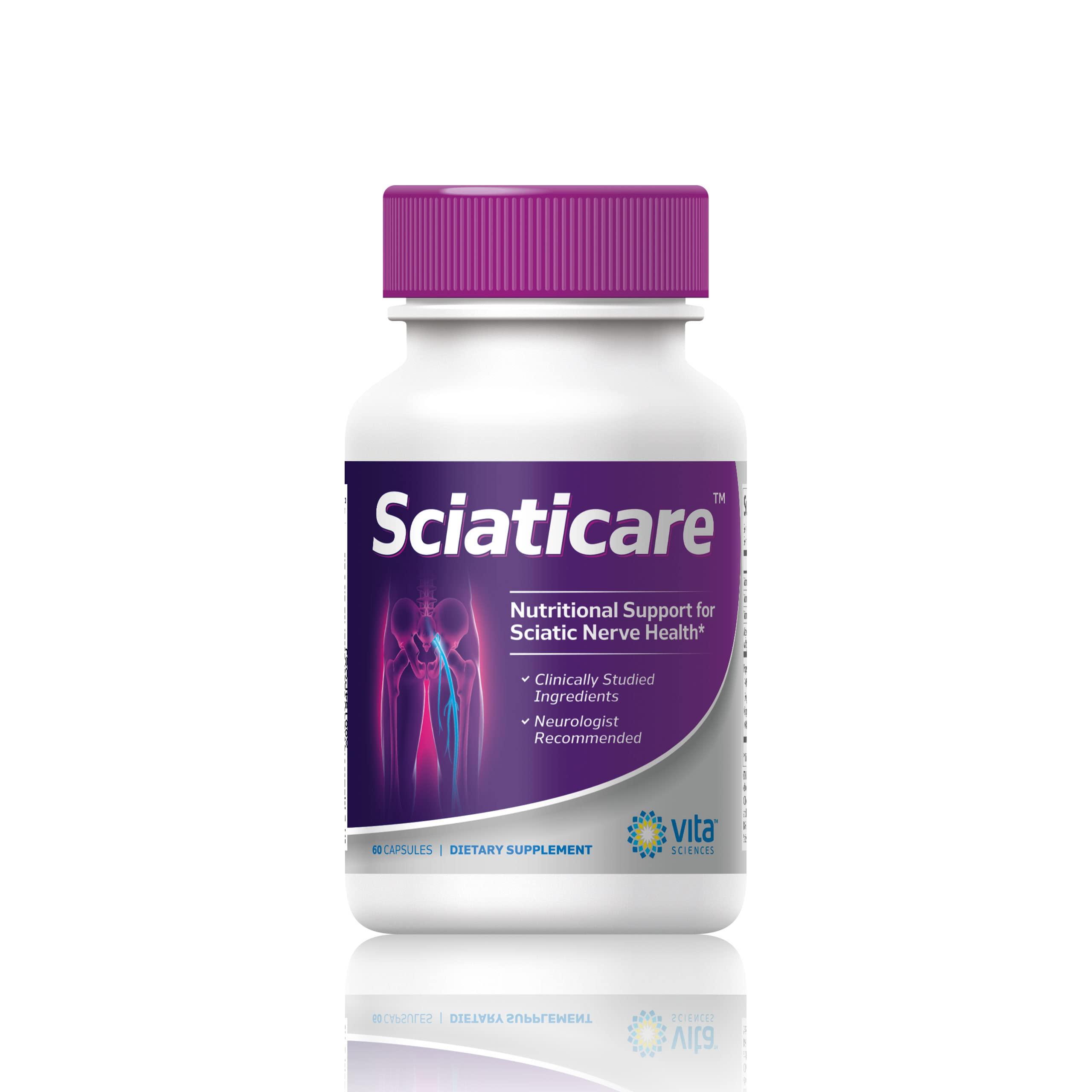 Vita Sciences Ultimate Sciatic Nerve Support Bundle Sciatica Nerve Soothing Supplement and Sciatica Cream