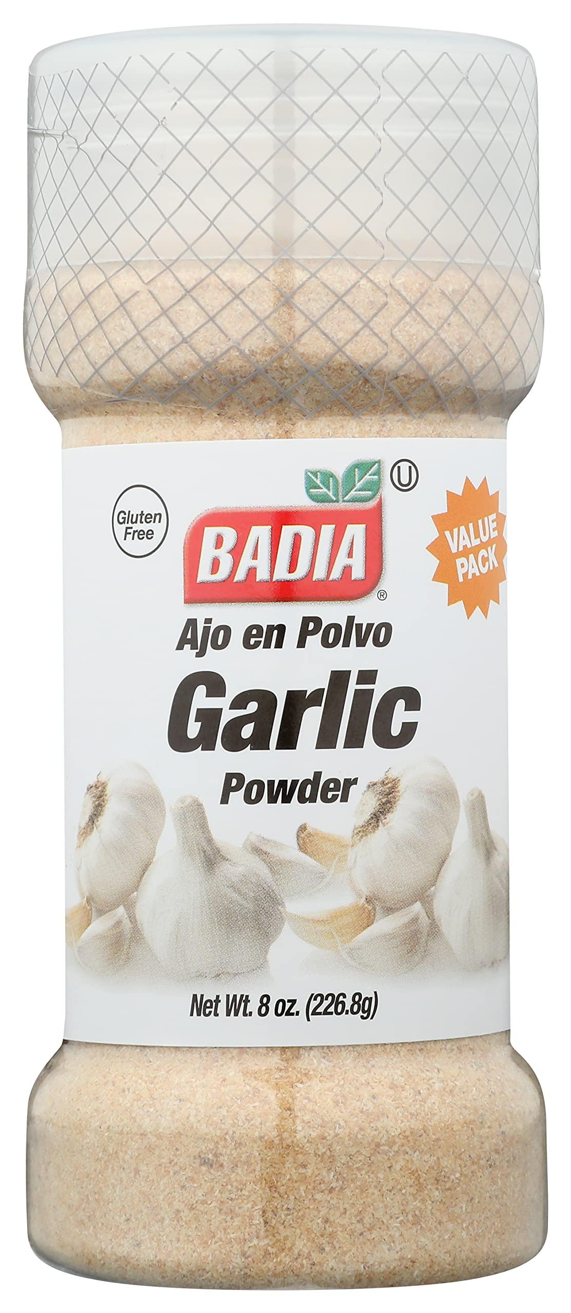 Badia Badia Seasoning Garlic Powder, 8 Oz (Pack of 12)