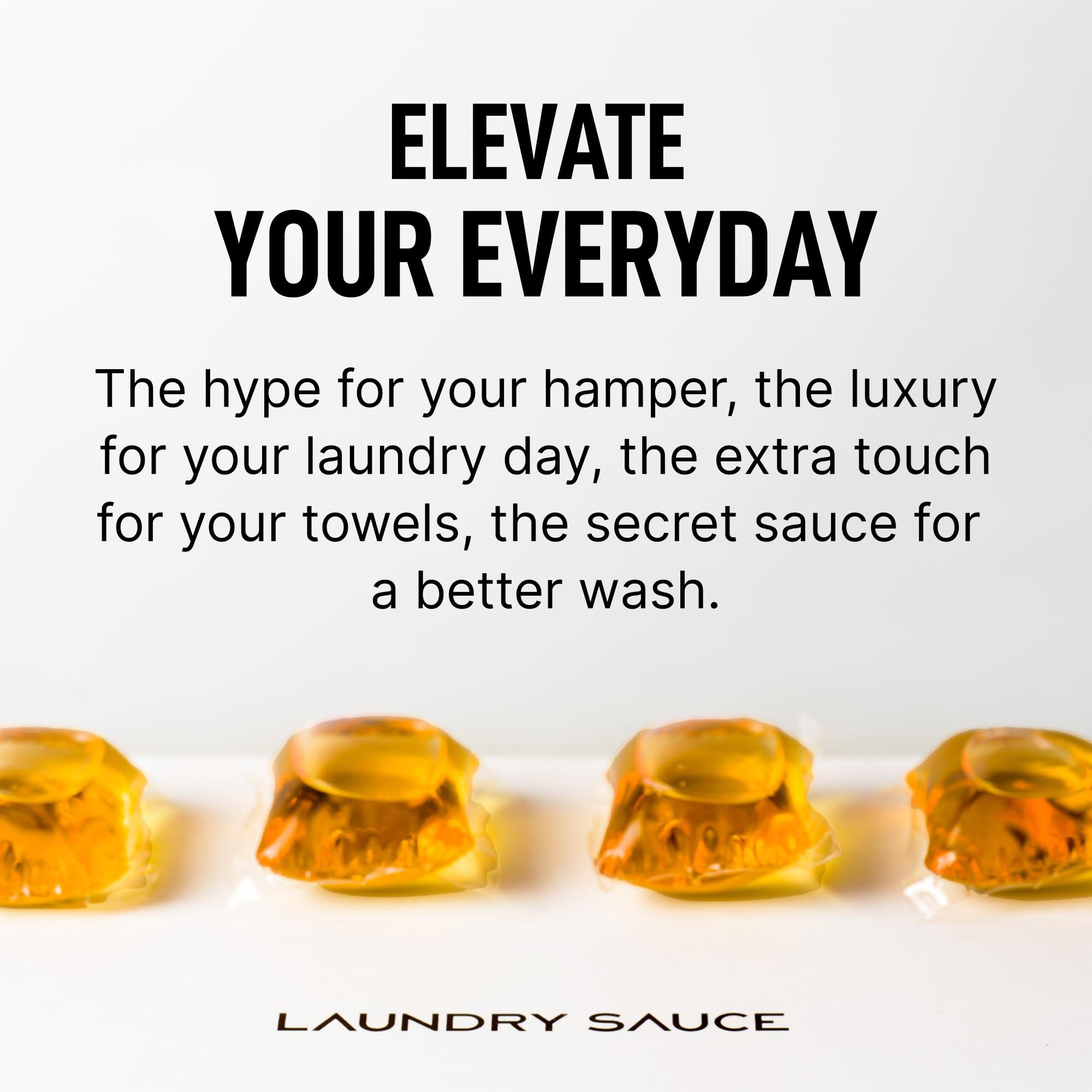 LAUNDRY SAUCE Laundry Sauce - 03 Sets of Luxury Scented Laundry Detergent Pods & Scent Booster Bundle (Australian Sandalwood, Egyptian Rose & Indonesian Patchouli) Premium Laundry Washing Pods with Sophisticated Fr