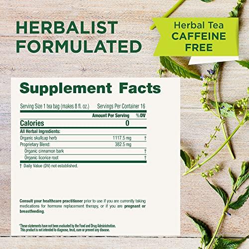 Traditional Medicinals Traditional Medicinals Organic Relaxation Tea Cinnamon, Stress Ease Cinnamon 96 Count (Pack of 6)