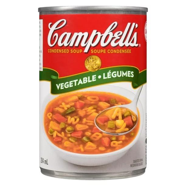 The Campbell Soup Company Generic Campbell\'s Condensed Soup Vegetable, 284 mL/9.6 oz (Pack of 6) Shipped from Canada