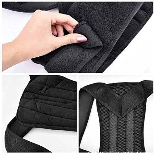 SJHY Posture Corrector XS-5XL Improve Hunchback Plus Size Back Brace Men and Women Adjustable Upright Back Support Straightener Prevent Scoliosis Back Posture (Size : XXXX-Large)