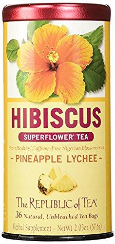 The Republic of Tea The Republic of Tea Pineapple Lychee Superflower Tea 36 Count, 3 Pack