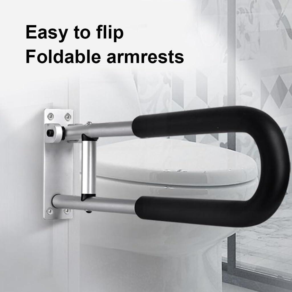 BRAGUE Bathroom Handrail Elderly Safety Railing Home Handle Non-Slip Barrier-Free Up and Down Booster Frame Suitable for The Elderly, Disabled People to Use The Rise and Fall Aids