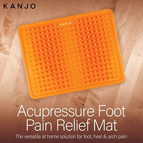 Kanjo Kanjo FSA HSA Eligible Acupressure Foot Pain Relief Mat | Pressure Point Foot Massager for Plantar Fasciitis, Heel Pain & Arch Pain Relief | for Use at Standing Desk