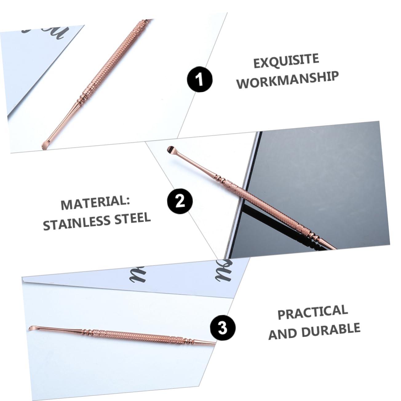 Healeved 5pcs Ear Spoon Earwax Removal Tool Ear Cleaner Ear Picking Spoon Earwax Spoon Ear Wax Removal Tool Clean Tool Home Earpick Ear Clean Accessory Wax Curette Earwax Cleaning Tool