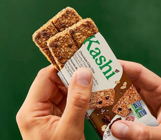 Generic Kashi Seven Grain with Quinoa bars Chocolate Chip Chia Non-GMO, 200g/7.1oz (Pack of 2) Shipped from Canada