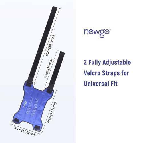 NEWGO NEWGO Ice Pack for Hip Replacement Surgery, Gel Cold Pack Hip Ice Wrap for Hip Bursitis, Sciatica, Flexor Pain, Inflammation, Swelling - Blue